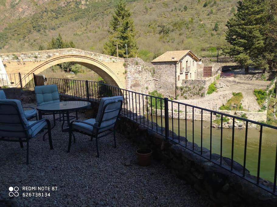 Casa Sobre Rio Noguera Pallaresa Gerri de la Sal Kültér fotó
